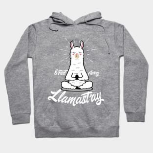 Llamastay 6 feet away Hoodie